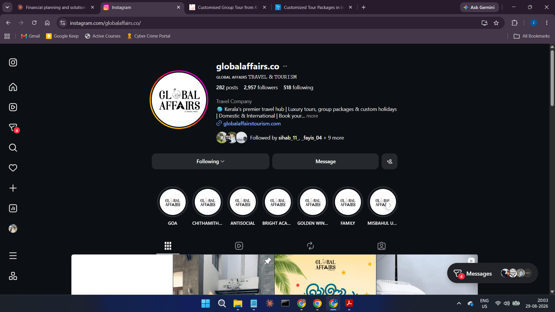 Global Affairs — Global Affairs — Social Media Management